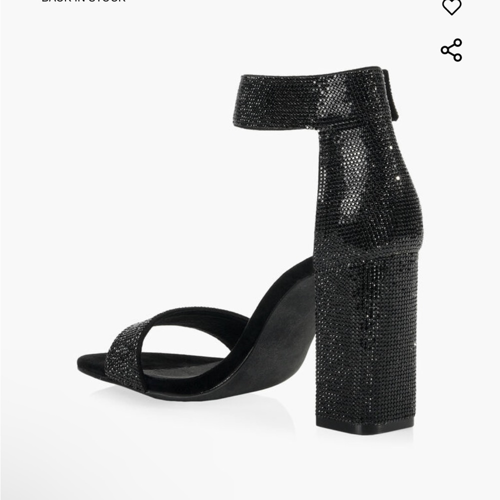 Black High Heel Sandals by - Picture 2 of 6